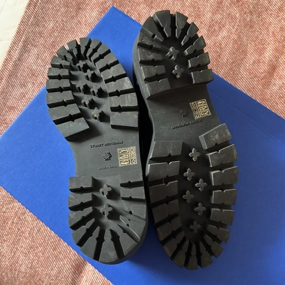 Stuart Weitzman // Ultralug Penny Loafer - Black - Picture 13 of 15